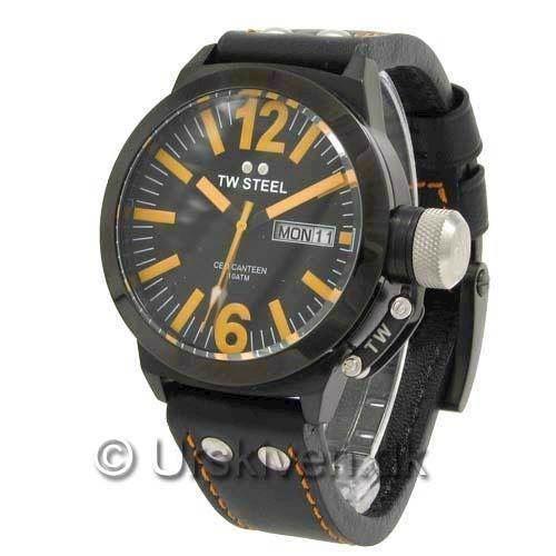 Image of CE1028 TW Steel Canteen CEO<br>50 mm med orange detaljer